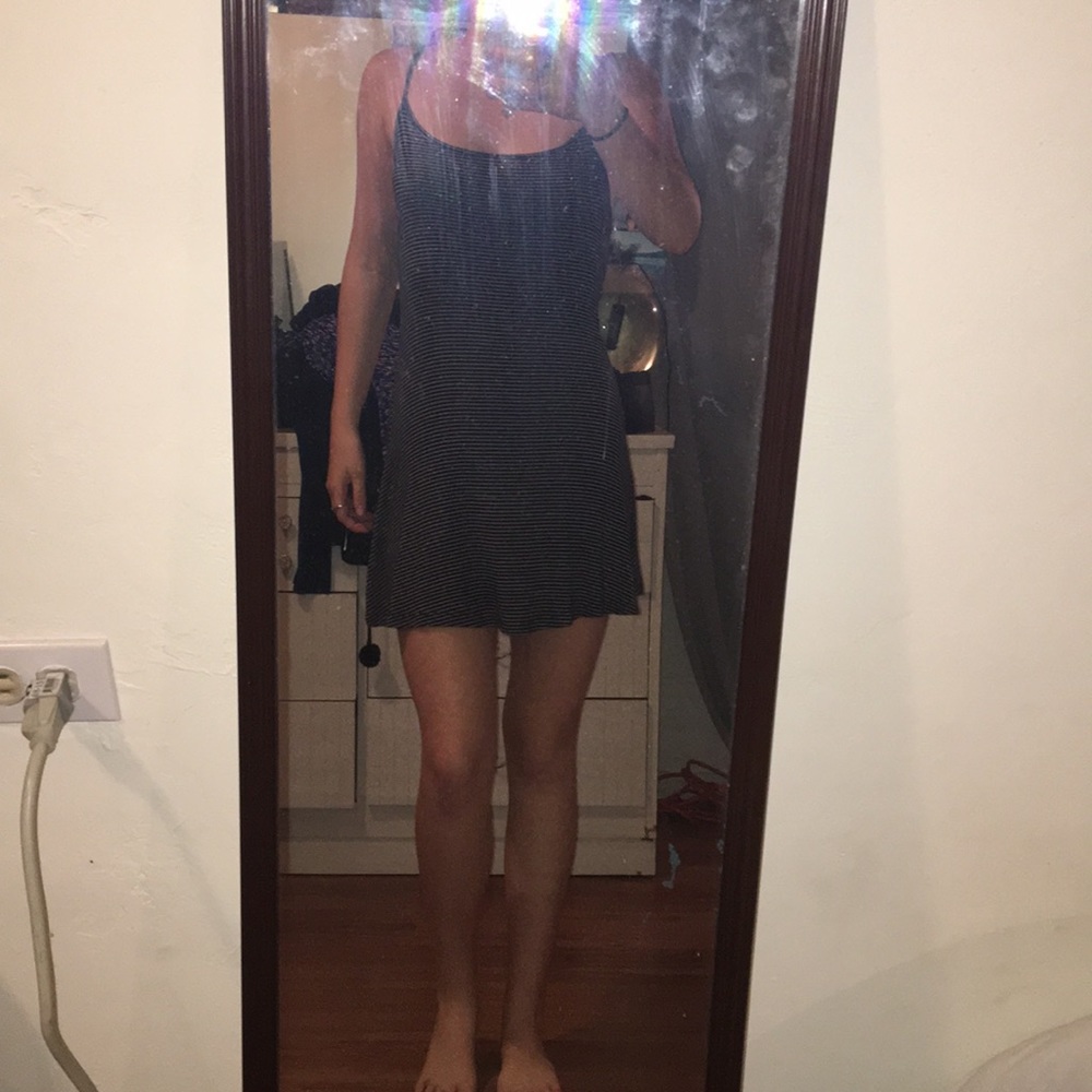 Black and white Brandy Melville mini dress